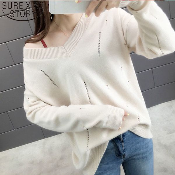 sueter mujer invierno fashion long sleeve knitted sweater casual v-neck women winter clothing pullovers 6027 50 210415, White;black
sueter mujer invierno fashion long sleeve knitted sweater casual v-neck women winter clothing pullovers 6027 50 210415, White;black