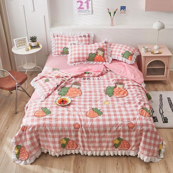 comforters & sets fresh and cool summer quilt, simple lattice, machine washable, air-conditioned double thin quilt
comforters & sets fresh and cool summer quilt, simple lattice, machine washable, air-conditioned double thin quilt