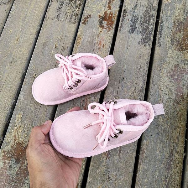 brand baby winter sheepskin fur booties australian kids genuine leather snow boots girls boys waterproof shoes footwear, Black;grey
brand baby winter sheepskin fur booties australian kids genuine leather snow boots girls boys waterproof shoes footwear, Black;grey