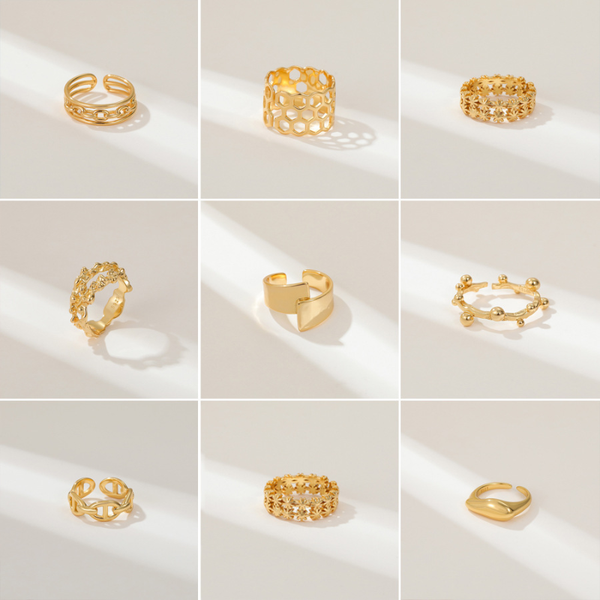 ring simple cold wind ins net red basic accessories european and american light luxury golden 2021 trend, Golden;silver
ring simple cold wind ins net red basic accessories european and american light luxury golden 2021 trend, Golden;silver