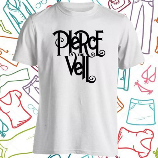 pierce the veil logo men's white t-shirt size s to 3xl, White;black
pierce the veil logo men's white t-shirt size s to 3xl, White;black