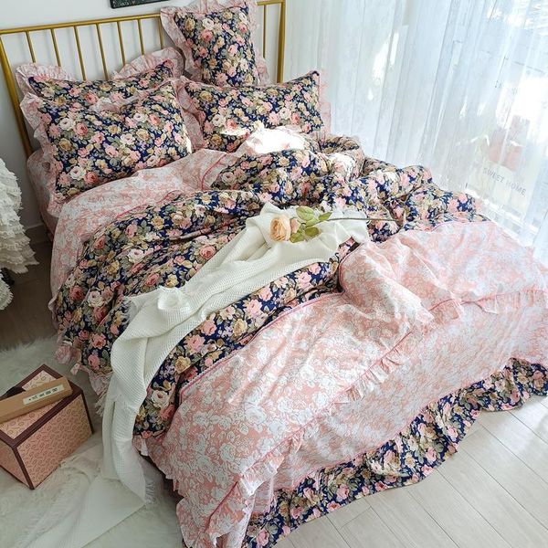 bedding sets korean girly style floral print cotton set duvet cover bed linen fitted sheet pillowcases home textiles king size
bedding sets korean girly style floral print cotton set duvet cover bed linen fitted sheet pillowcases home textiles king size