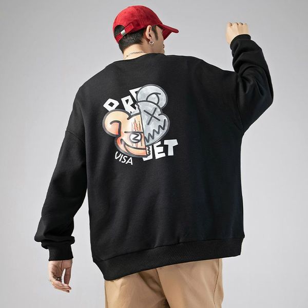 men's hoodies & sweatshirts oversize cartoon bear o neck cotton streetwear homme clothes casual hip hop pullovers wholesale, Black
men's hoodies & sweatshirts oversize cartoon bear o neck cotton streetwear homme clothes casual hip hop pullovers wholesale, Black