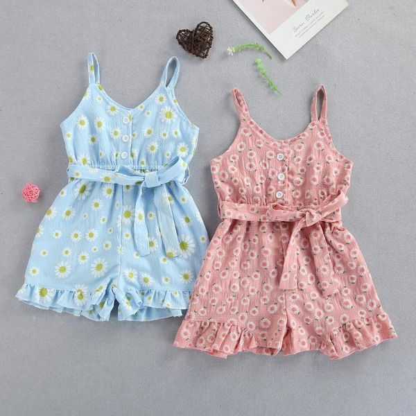 jumpsuits summer toddler baby girls romper infant kids sleeveless button floral jumpsuit ruffles playsuits cotton clothes, Blue
jumpsuits summer toddler baby girls romper infant kids sleeveless button floral jumpsuit ruffles playsuits cotton clothes, Blue