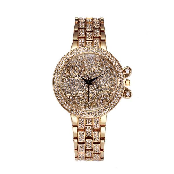 wristwatches hip hop cz stone paved 18k gold stainless steel watchband cloud quartz wristwatch bling ice out men luxury waterproof watches, Slivery;brown
wristwatches hip hop cz stone paved 18k gold stainless steel watchband cloud quartz wristwatch bling ice out men luxury waterproof watches, Slivery;brown