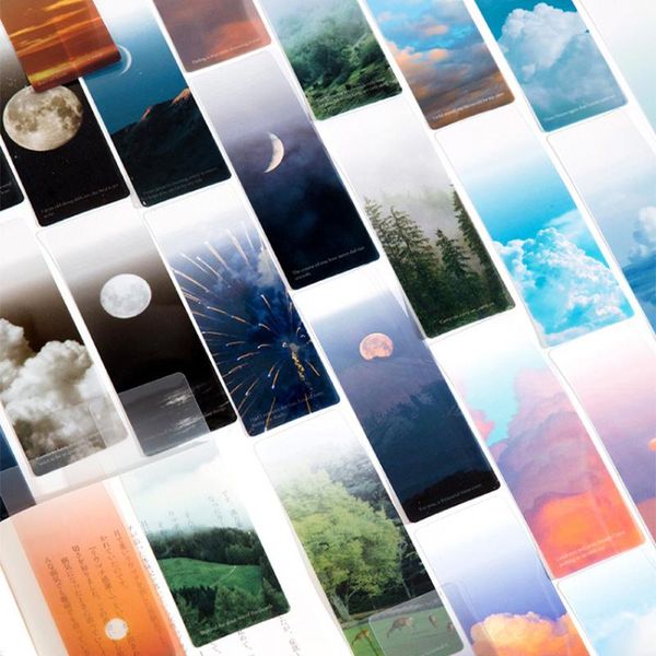 bookmark 5 pcs/set pet landscape translucent bookmarks diy scrapbook stationery creative book markers set for students teachers school
bookmark 5 pcs/set pet landscape translucent bookmarks diy scrapbook stationery creative book markers set for students teachers school