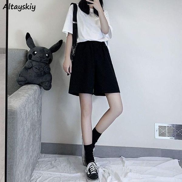 women's shorts black women casual joggers students korean style loose elastic waist all-match wide leg summer thin female baggy clothin, White;black
women's shorts black women casual joggers students korean style loose elastic waist all-match wide leg summer thin female baggy clothin, White;black