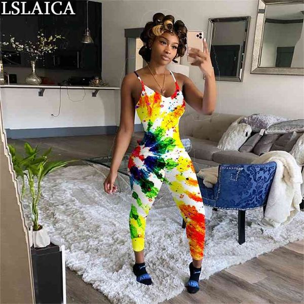 jumpsuits women multicolor sleeveless bodycon jumpsuit print casual streetwear fitness tracksuit combinaison femme 210515, Black;white
jumpsuits women multicolor sleeveless bodycon jumpsuit print casual streetwear fitness tracksuit combinaison femme 210515, Black;white