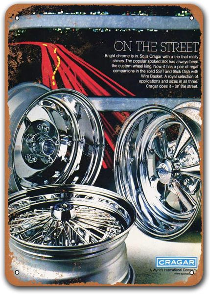 1978 cragar wheels car metal tin sign, sisoso vintage plaques poster man cave pub retro wall decor 12x16 inch
1978 cragar wheels car metal tin sign, sisoso vintage plaques poster man cave pub retro wall decor 12x16 inch