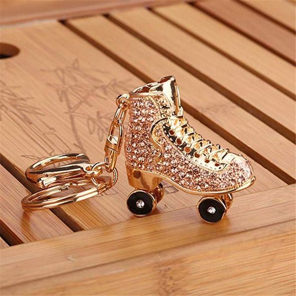 keychains roller skates shoe crystal keychain handbag pendant keys holder rhinestone keyring, Silver
keychains roller skates shoe crystal keychain handbag pendant keys holder rhinestone keyring, Silver