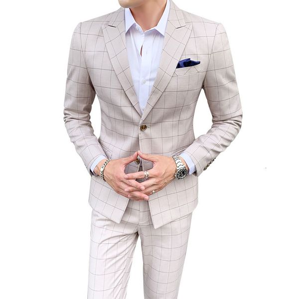 men's suits & blazers plaid men casual business meeting friend's marriage two pieces (blazers+pants) slim fit 5xl two-buttons outw, White;black
men's suits & blazers plaid men casual business meeting friend's marriage two pieces (blazers+pants) slim fit 5xl two-buttons outw, White;black