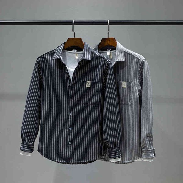 men's t-shirts autumn and winter long sleeve stripe plus veet thick shirts fashion casual striped for men comfortable shirt q0i1, White;black
men's t-shirts autumn and winter long sleeve stripe plus veet thick shirts fashion casual striped for men comfortable shirt q0i1, White;black