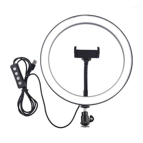 10" dimmable led selfie round light with phone clip brightness adjustable lamp for live broadcast pography ringlight11
10" dimmable led selfie round light with phone clip brightness adjustable lamp for live broadcast pography ringlight11