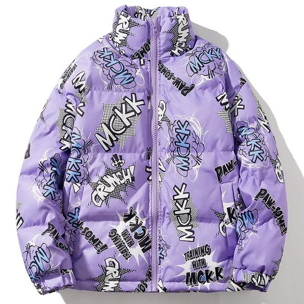 men's down & parkas winter bubble coat warm puffer jacket printed thicken outerwear streetwear clothes, Black
men's down & parkas winter bubble coat warm puffer jacket printed thicken outerwear streetwear clothes, Black