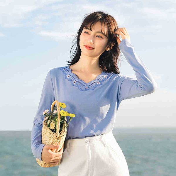 women's t-shirt t shirts cotton t-shirt long-sleeved embroidery spring arrival all-match solid color bottoming shirt lace collar 91tf, White
women's t-shirt t shirts cotton t-shirt long-sleeved embroidery spring arrival all-match solid color bottoming shirt lace collar 91tf, White
