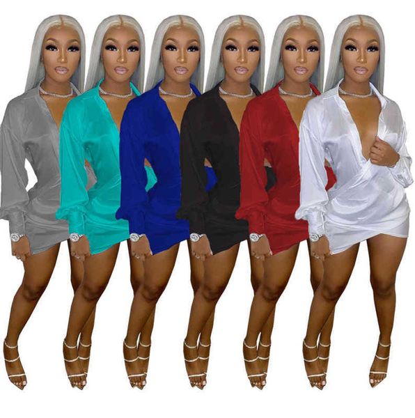 designer women shirt long sleeve satin dress bodysuit slim deep v low cut pleated dresses ladies fashion skirt nightclubwear 8610, White
designer women shirt long sleeve satin dress bodysuit slim deep v low cut pleated dresses ladies fashion skirt nightclubwear 8610, White