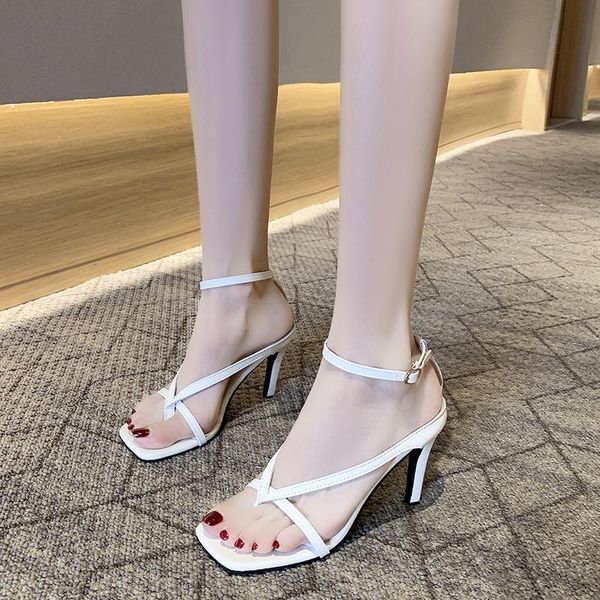 sandals high-heeled female 2021 summer style with stiletto buckle square toe shoes blue, Black
sandals high-heeled female 2021 summer style with stiletto buckle square toe shoes blue, Black