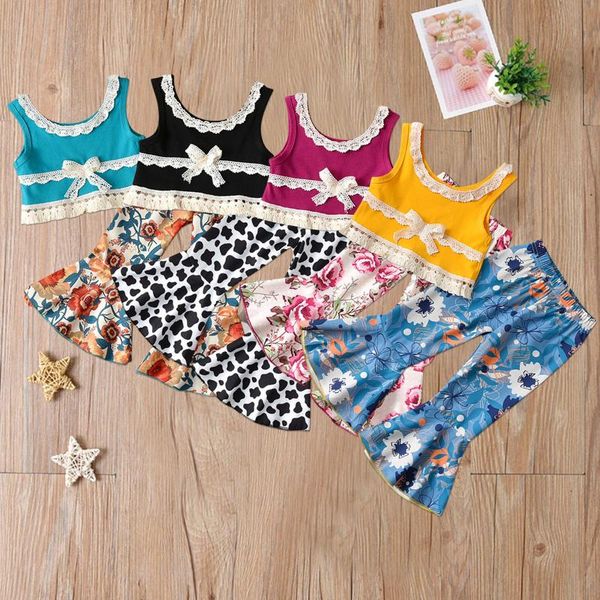 clothing sets summer vest sleeveless girls toddler kids baby lace bow +leopard floral flared pants outfits set 2021 girl, White
clothing sets summer vest sleeveless girls toddler kids baby lace bow +leopard floral flared pants outfits set 2021 girl, White
