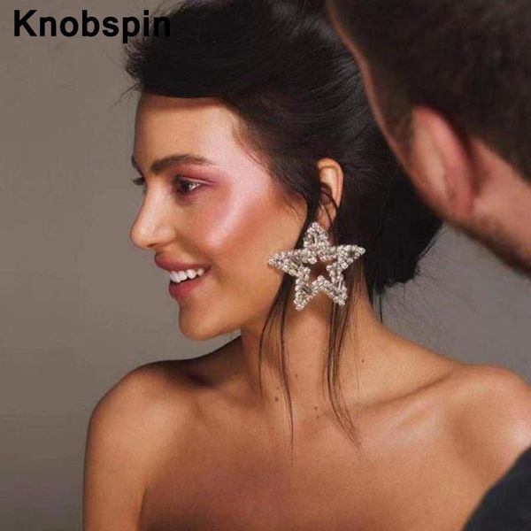 dangle & chandelier knobspin full diamonds big star earings european charms luxury earrings party dinner wedding accessories for women fine, Silver
dangle & chandelier knobspin full diamonds big star earings european charms luxury earrings party dinner wedding accessories for women fine, Silver