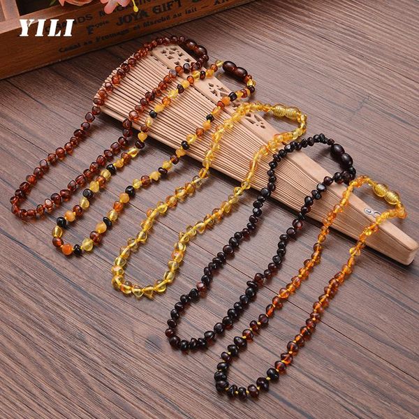chokers natural baltic teething ambers necklace for baby children amber handmade original irregular beads jewelry gifts, Golden;silver
chokers natural baltic teething ambers necklace for baby children amber handmade original irregular beads jewelry gifts, Golden;silver
