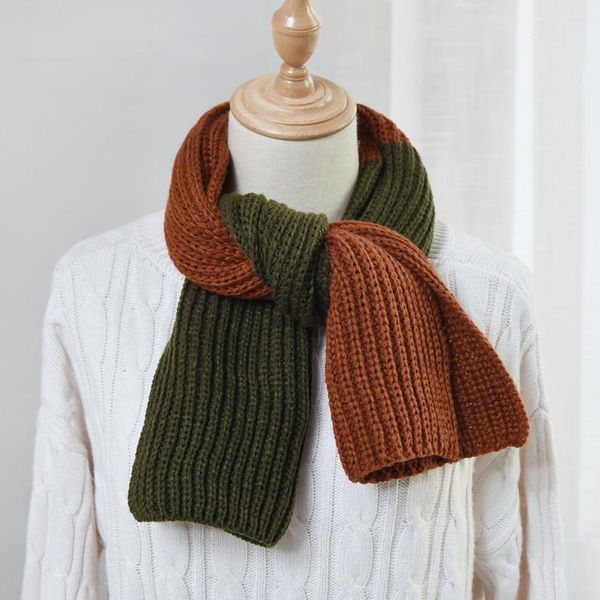 scarves two-color contrast stitching 25*105cm scarfs winter warm scarf women knit shawl student neck collar keep accessories, Blue;gray
scarves two-color contrast stitching 25*105cm scarfs winter warm scarf women knit shawl student neck collar keep accessories, Blue;gray
