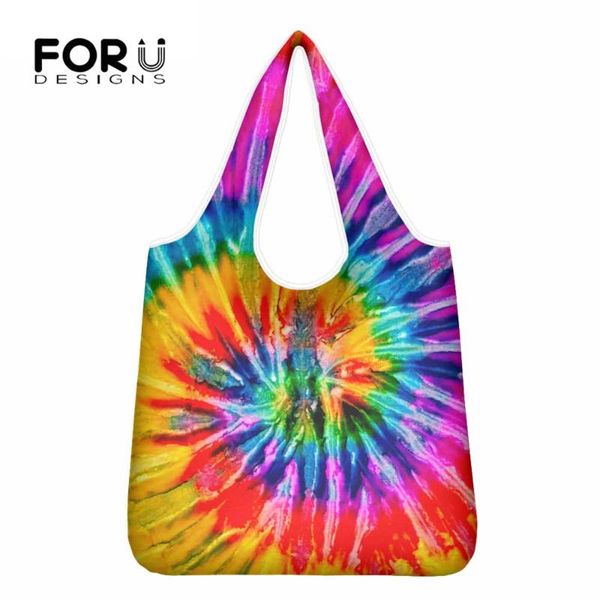 rainbow tie-dye printed tote foldable eco reusable polyester shoulder handbag colorful folding pouch shopping bags
rainbow tie-dye printed tote foldable eco reusable polyester shoulder handbag colorful folding pouch shopping bags