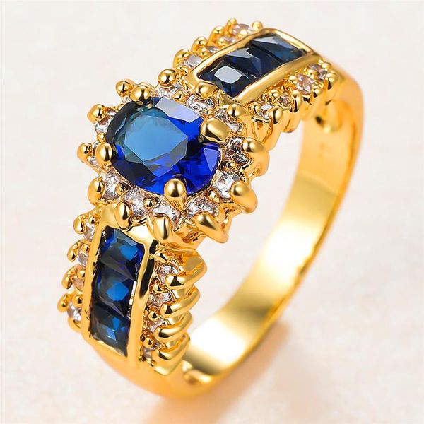 luxury female blue zircon stone ring vintage yellow gold color wedding promise bride oval crystal engagement rings, Slivery;golden
luxury female blue zircon stone ring vintage yellow gold color wedding promise bride oval crystal engagement rings, Slivery;golden