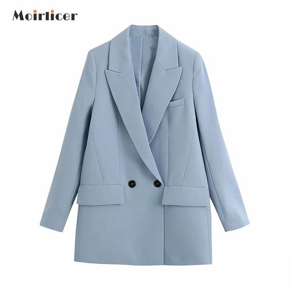 women's suits & blazers fashion blue office wear suit blazer women double breasted long sleeve coat notched collar solid pockets casual, White;black
women's suits & blazers fashion blue office wear suit blazer women double breasted long sleeve coat notched collar solid pockets casual, White;black