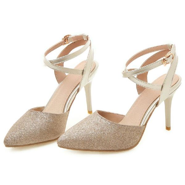 fashion women sandals shoes 2021 pointed high heels ladies party wedding large size straps pink gold summer dress, Black
fashion women sandals shoes 2021 pointed high heels ladies party wedding large size straps pink gold summer dress, Black