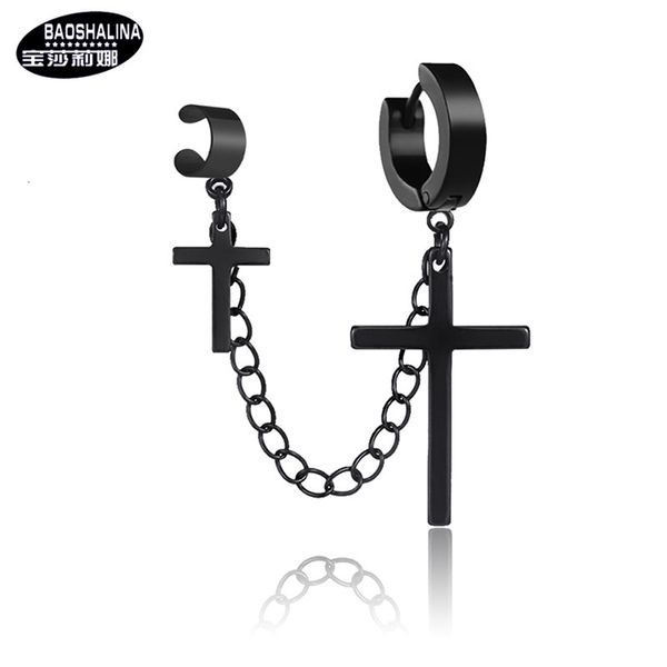 studs earrings posalina black silver titanium steel chain stainless cross, Golden;silver
studs earrings posalina black silver titanium steel chain stainless cross, Golden;silver
