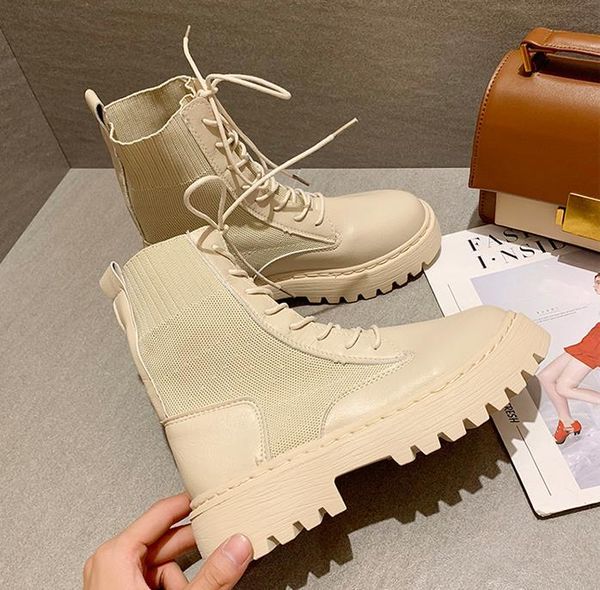 ankle boots for women 2021 autumn motorcycle thick heel platfoankle brm shoes woman slip on round toe fashion, Black 
ankle boots for women 2021 autumn motorcycle thick heel platfoankle brm shoes woman slip on round toe fashion, Black