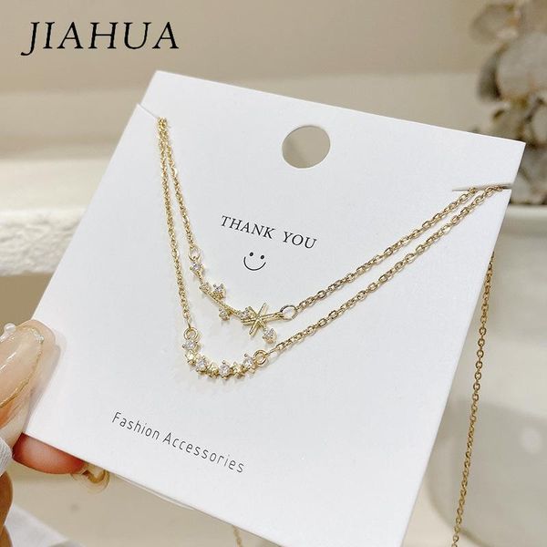 pendant necklaces 1pcs vintage multi-layer titanium steel golden crystal necklace for women girls clavicle chain jewelry accessories gifts, Silver
pendant necklaces 1pcs vintage multi-layer titanium steel golden crystal necklace for women girls clavicle chain jewelry accessories gifts, Silver
