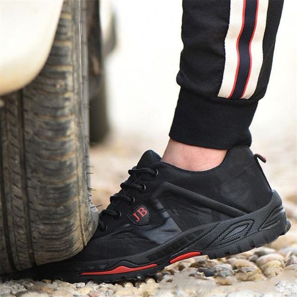 boots steel toe shoes work safety men breathable puncture proof security male comfortable indestructible industrial, Black
boots steel toe shoes work safety men breathable puncture proof security male comfortable indestructible industrial, Black