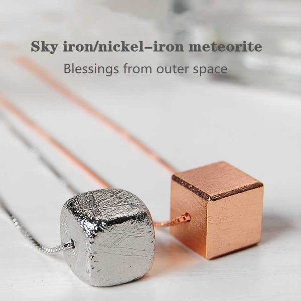 decorative objects & figurines natural sky iron meteorite square necklace female energy pendant nickel 925 silver chain light luxury simple
decorative objects & figurines natural sky iron meteorite square necklace female energy pendant nickel 925 silver chain light luxury simple