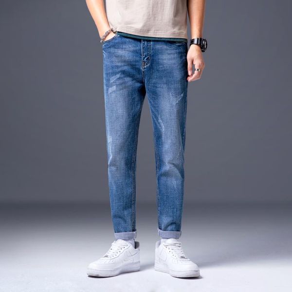 spring and autumn men's jeans slim harem pants trend loose feet casual blue straight comfortable
spring and autumn men's jeans slim harem pants trend loose feet casual blue straight comfortable