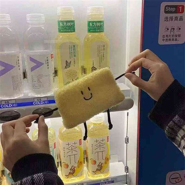 cute milk yellow zero wallet girl cartoon smiling face cheese plush zipper student portable card bag
cute milk yellow zero wallet girl cartoon smiling face cheese plush zipper student portable card bag