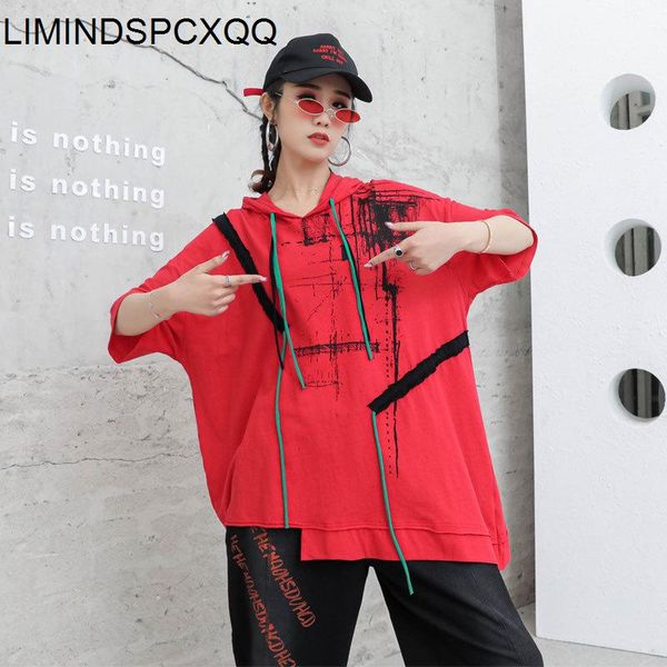 european luxury designer summer ladies loose hooded tshirts womens printed patchwork tees female casual streetwear women's t-shirt, White
european luxury designer summer ladies loose hooded tshirts womens printed patchwork tees female casual streetwear women's t-shirt, White
