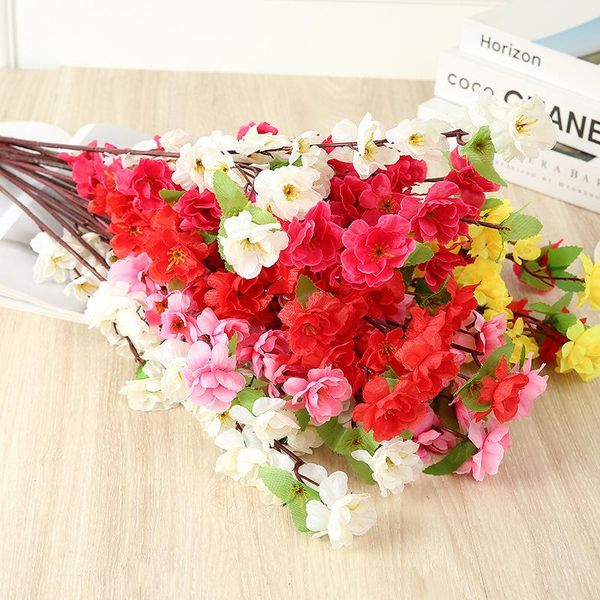 decorative flowers & wreaths 10pcs artificial fake cherry spring plum peach blossom bouquet garlands home decor wedding decoration accessori
decorative flowers & wreaths 10pcs artificial fake cherry spring plum peach blossom bouquet garlands home decor wedding decoration accessori