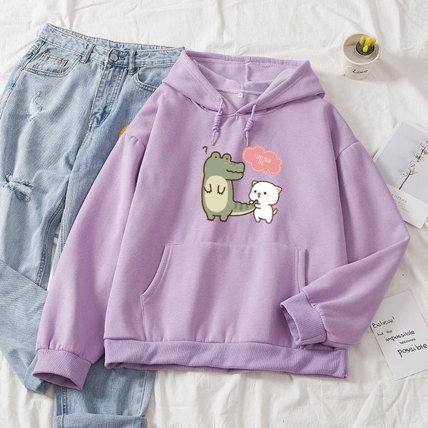 women's hoodies & sweatshirts ulzzang harajuku graphics hoodie sweats crewneck streetwear moletom feminino cute cat print for women, Black
women's hoodies & sweatshirts ulzzang harajuku graphics hoodie sweats crewneck streetwear moletom feminino cute cat print for women, Black