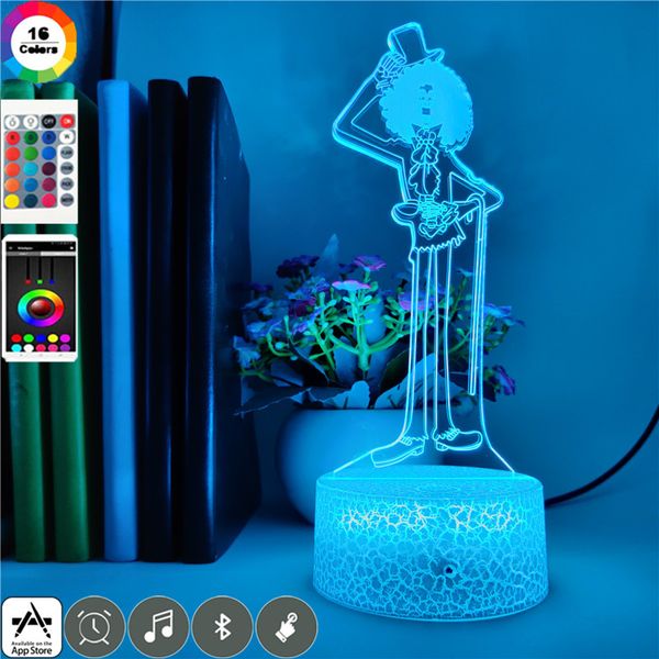 bedroom 3d night light usb led lamp bedside one piece brook nightlight color changing child decor anime fans birthday gift
bedroom 3d night light usb led lamp bedside one piece brook nightlight color changing child decor anime fans birthday gift