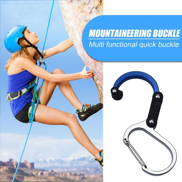 gear clip - carabiner rotating hook outdoor camping aluminum alloy buckle d-ring backpack cords, slings and webbing
gear clip - carabiner rotating hook outdoor camping aluminum alloy buckle d-ring backpack cords, slings and webbing