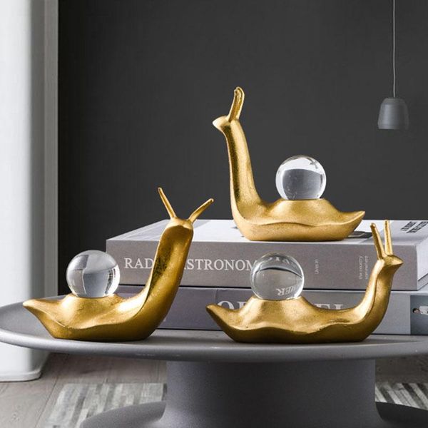 decorative objects & figurines home decoration accessories creative light luxury golden snail crystal ball ornament model figurine statue de
decorative objects & figurines home decoration accessories creative light luxury golden snail crystal ball ornament model figurine statue de