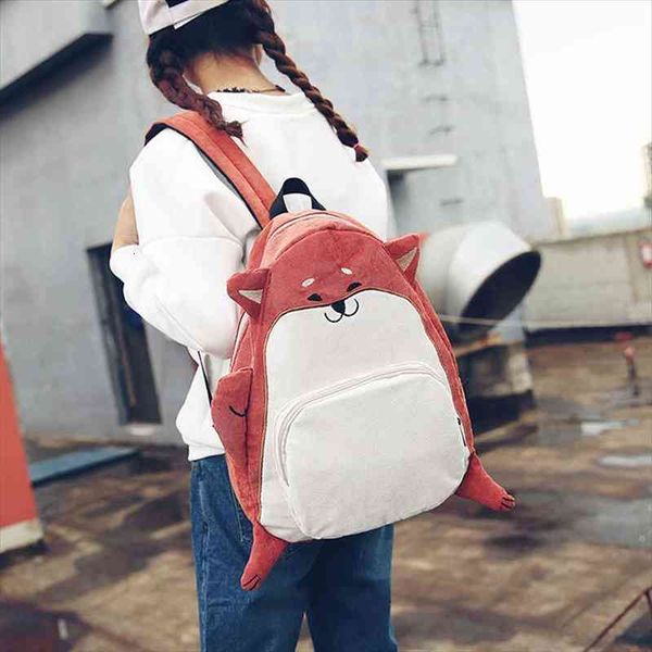 school backpack anime for teenagers girls cute designer corduroy animal fox and dog shape schoolbag student
school backpack anime for teenagers girls cute designer corduroy animal fox and dog shape schoolbag student
