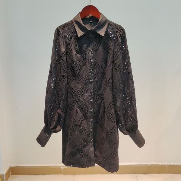 sewer embroidered molasses dressed for woman's lapel lantern long sleeve high waist mini dress thin women's fashions tide, Black;gray
sewer embroidered molasses dressed for woman's lapel lantern long sleeve high waist mini dress thin women's fashions tide, Black;gray