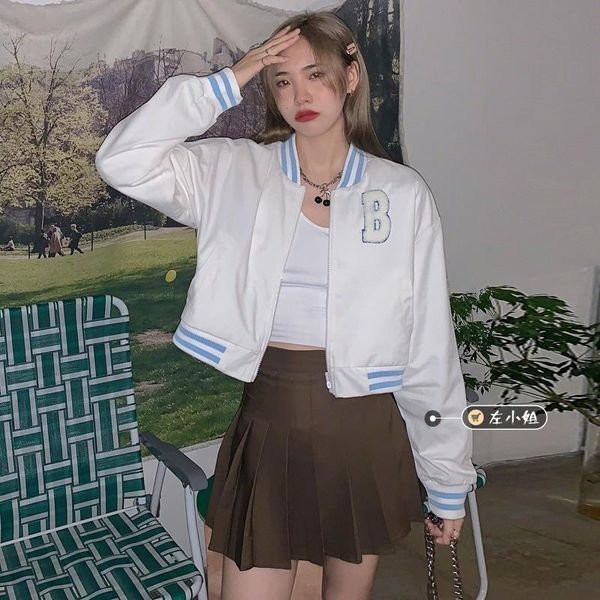 women's jackets miss zuo is here ~ 2021 college sportswear baseball jacket short loose coat top, Black;brown
women's jackets miss zuo is here ~ 2021 college sportswear baseball jacket short loose coat top, Black;brown