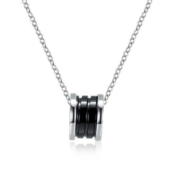 pendant necklaces classic women 925 sterling silver black white ceramic cylinder for lady girl anniversary love gift
pendant necklaces classic women 925 sterling silver black white ceramic cylinder for lady girl anniversary love gift