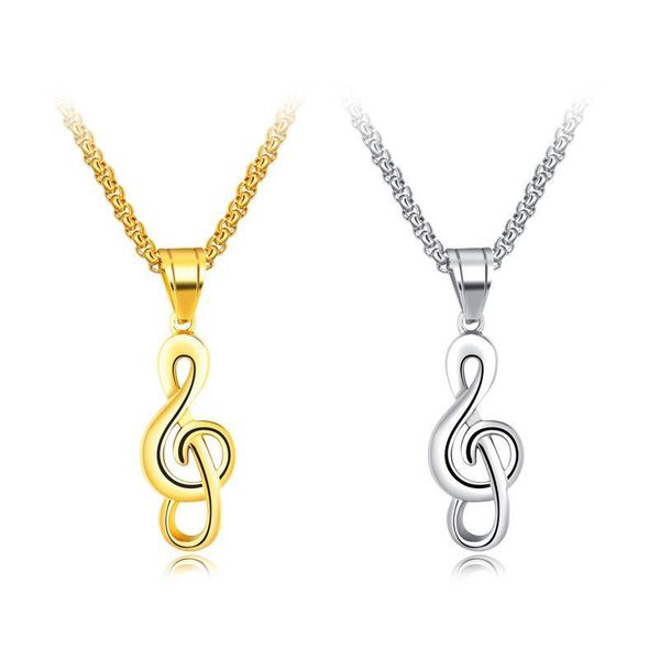 pendant necklaces creative simple music symbol necklace hip hop stainless steel jewellery for men women fashion party jewelry gift, Silver
pendant necklaces creative simple music symbol necklace hip hop stainless steel jewellery for men women fashion party jewelry gift, Silver
