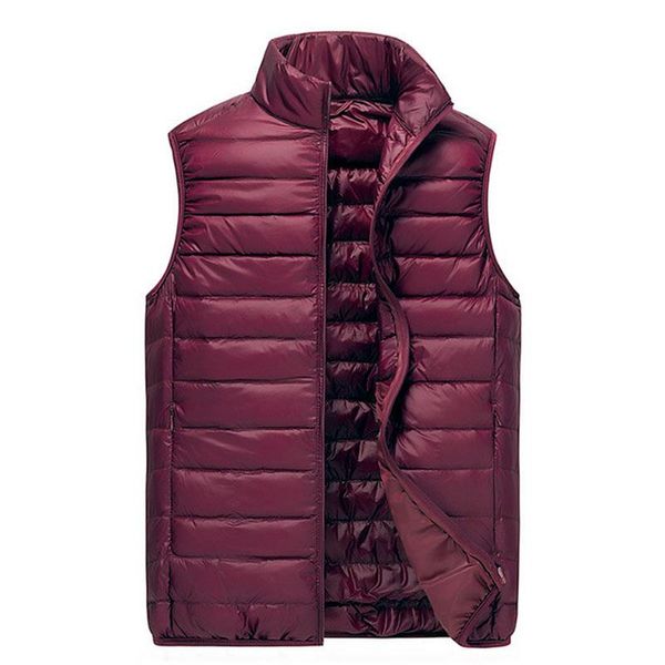 men's vests 2021 brand men sleeveless jacket winter ultralight white duck down vest male slim waistcoat mens windproof warm xl-4xl, Black;white
men's vests 2021 brand men sleeveless jacket winter ultralight white duck down vest male slim waistcoat mens windproof warm xl-4xl, Black;white