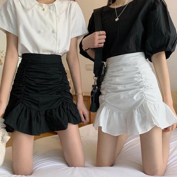 skirts women solid a-line summer mini hem ruffles chic ladies high waist beautiful girls elegant, Black
skirts women solid a-line summer mini hem ruffles chic ladies high waist beautiful girls elegant, Black