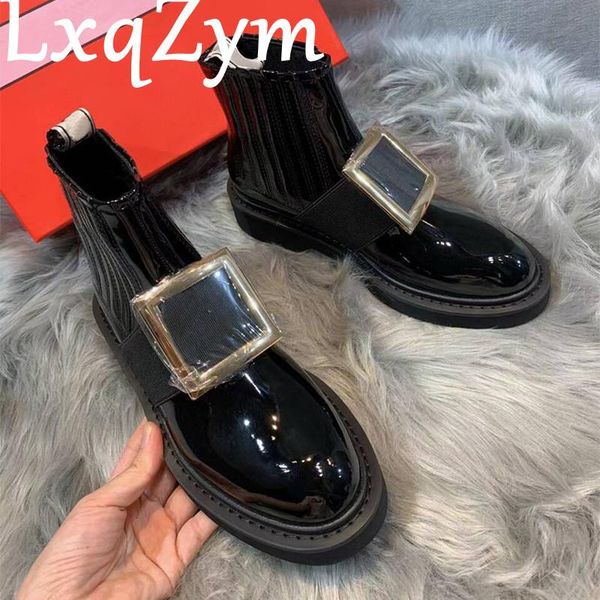 boots women black platform round toes ladies crystal square buckle elastic slip on zapatos botines mujeres designer shoes
boots women black platform round toes ladies crystal square buckle elastic slip on zapatos botines mujeres designer shoes